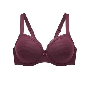 Elegant Burgundy Women's Bra